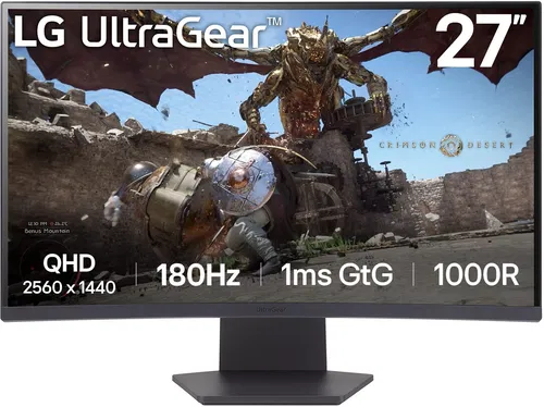 LG (27GS60QC-B)  180HZ QHD GAMER  MONITOR ! AKCIÓ!, 27GS60QC-B