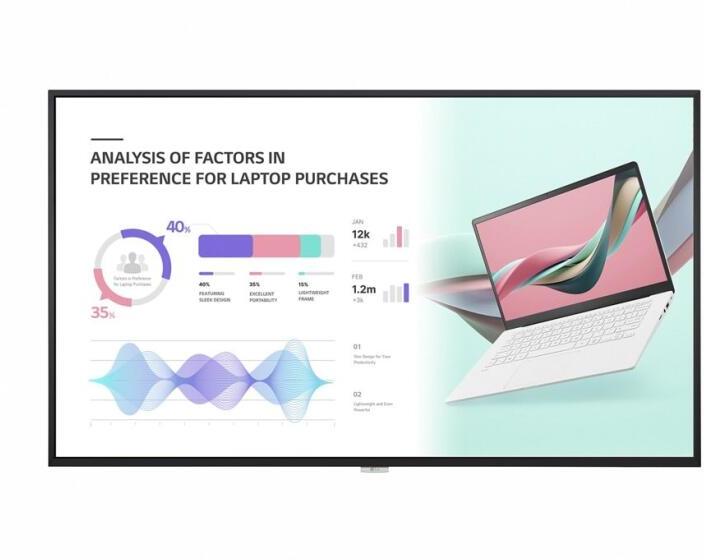 LG (55UH5J-H.)  140CM 4K  WIFI  PROFESSIONAL  MONITOR !  AKCIÓ, 55UH5J-H