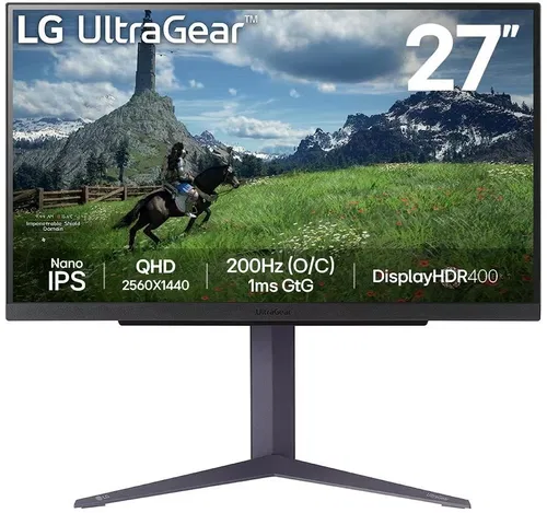 LG ( 27GS85Q-B)  180HZ QHD GAMER  MONITOR ! AKCIÓ!, 27GS85Q-B