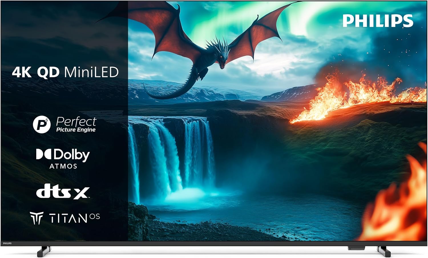 PHILIPS (55MLED810/12) 140CM 4K QD MINILED 120HZ SMART PRÉMIUM ! AKCIÓ! , 55MLED810/12